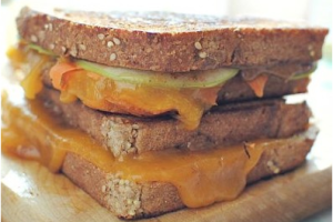 Grilled Almond Butter Cheese Sandwich